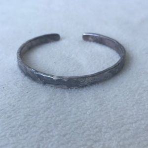 *Vintage Hammered Metal Bracelet